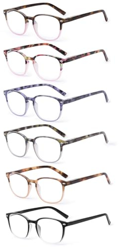 JM Lunettes de Lecture Charnière à Ressort Presbyte Hommes Femmes Carré | Lunette Loupe,Plaquettes nasales monobloc