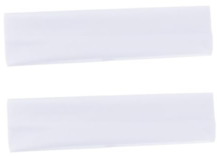 Veemoon 2 STÜCK Yoga Stirnband Elastisches Sport Haarband für Damen Herren Rutschfest und Schweißabsorbierend für Yoga Tanzen und Radfahren Weiß