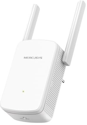 Mercusys TP-Link ME12 Ripetitore WiFi, Velocità Single Band 300 Mbps, Ripetitore WiFi Potente per Casa, 2 Antenne Esterne, Potenzia Copertura, Amplificatore, WPA3-PSK, Easy Setup