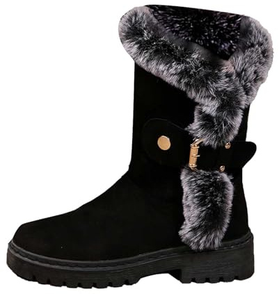 Apres Ski Femme Bottes De Neige Bottines Fourrées Fourrees Grand Froid Botte Hiver Chaude Pour Chaussures Chaudes Chaussure Botas Bottine Randonnée D'hiver Boots Imperméable Après Glacia Barefoot