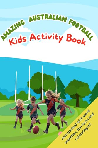 Australian Rules Football Word Search Puzzles, Amazing Facts and more for Kids & Fans: Word Search, Amazing Facts and more for Kids Ages 6–10