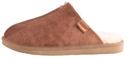 Shepherd of Sweden - Hugo Lammfell-Hausschuhe - Herren - 100% Echtes Lammfell - Schlupfmodell - Bequem - Weich und warm