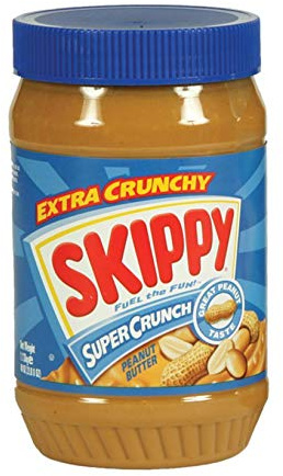 2 – Skippy extra krispigt super knaprig jordnötssmör – 1,13 kg varje burk
