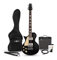 Pacchetto per principianti di chitarra elettrica per mancini con amplificatore da 15W di Gear4music