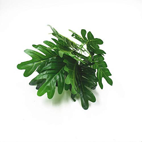 ZAW Palmier artificiel de 25 cm - 9 têtes - Pour la maison, le jardin, le salon, la chambre à coucher, le balcon - Décoration tropicale en plastique - Fausse plante (couleur : Chun Yu Y)