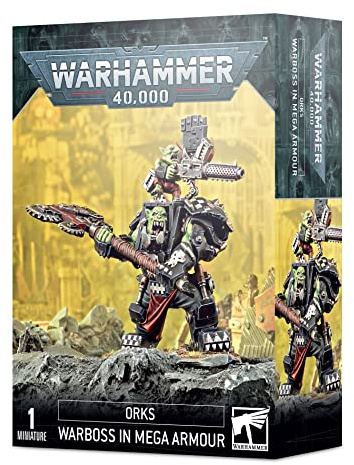 Games Workshop - Warhammer 40,000 - Orks: Ork Warboss In Mega Armour