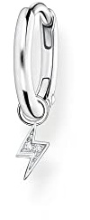Thomas Sabo Einzel Creole mit Blitz Anhänger 925 Sterling Silber CR705