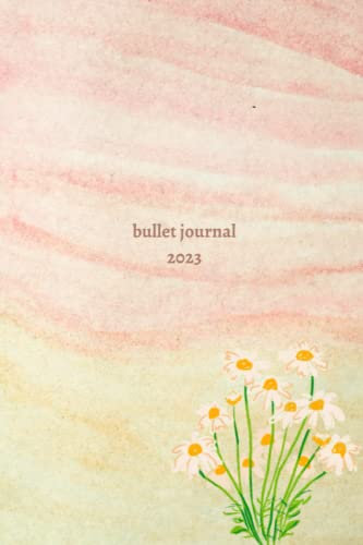 Daisies Bullet Journal 2023: Dotted Bullet Journal