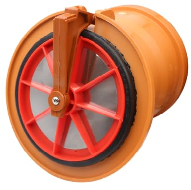 MD Technic Pipe Flap Frog Flap with Stainless Steel Lid for HT/KG Pipes DN110 / DN160 / DN200 (Diameter 125)