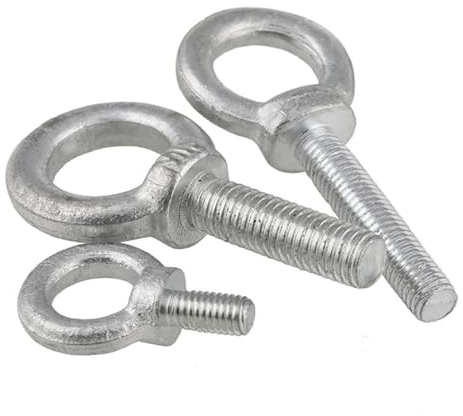 ROEDAX Ringschraube Hebeösenmuttern, 5 Stück, Augenschraube, Marine-Ösenmutter, M6, M8, M10, M12, M14, M16, M18, M20, Mutternschraube für Kabel, Seil, Ring, Hakenmutternschraube Stabilisieren