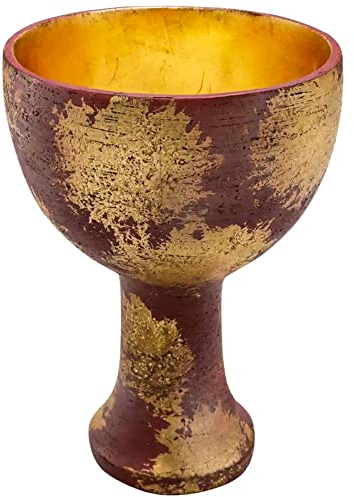Yearsahrk Indiana Jones Statue du Saint Graal Statue Hero Holy Grail Cup Or Résine Réplique Sculpture Halloween Décoration Maison