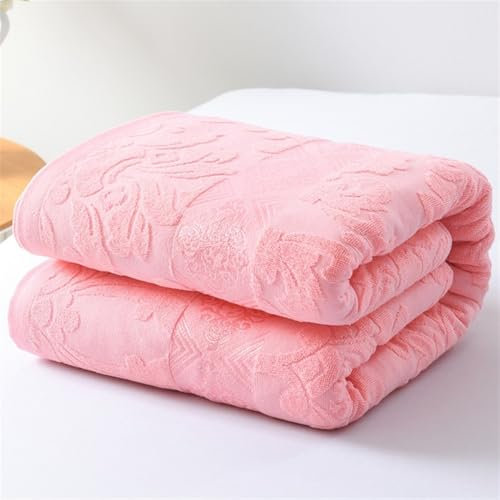 Lifup Kuscheldecke Flauschig Decke, Weiche Baumwolldecke Tagesdecke Sofadecke Blanket Für Bett Sofa Schlafzimmer Büro Rosa 3 150 x 200 cm