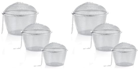 Lbvzxkad 6 Pieces Ultrasonic Cleaner Baskets Ultrasonic Cleaning Solution Ultrasonic Parts Cleaner Jewelry Steam Cleaner Basket
