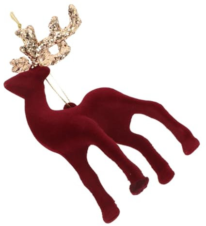 Toddmomy Weihnachtsdekoration Mit Goldenem Geweih Flockendes Als Tischmittelpunkt Für Festliche Feiern Und Weihnachtsfeiern Dekofigur Für Zuhause Und Feiertage