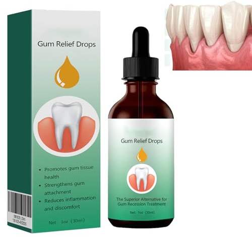 Gingival reparationsdroppar, tandköttsbehandlingsdroppar, tandköttsblekande barriär, tandköttsbarriär, tandköttsgel, 30 ml