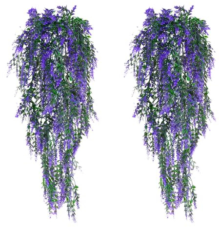 2 Pcs Plantas Artificiales Colgantes Plantas Artificiales Decorativas