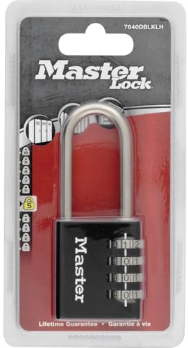 Master Lock Padlock 7640 EURDBLKLH Combination Lock 40 mm SB