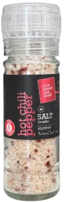 Sal con salero gourmet picante de chile de The Dead Sea, 110 gramos