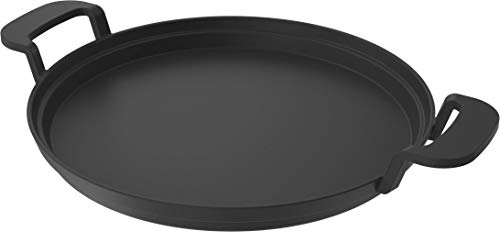 Nexgrill Gusseisen-Pfanne ø 32 cm ProTouch Grillzubehör, Grillpfanne mit 2 Griffen für Gasgrill, Bratpfanne Grill, Plancha Eisenpfanne für Backofen geeignet