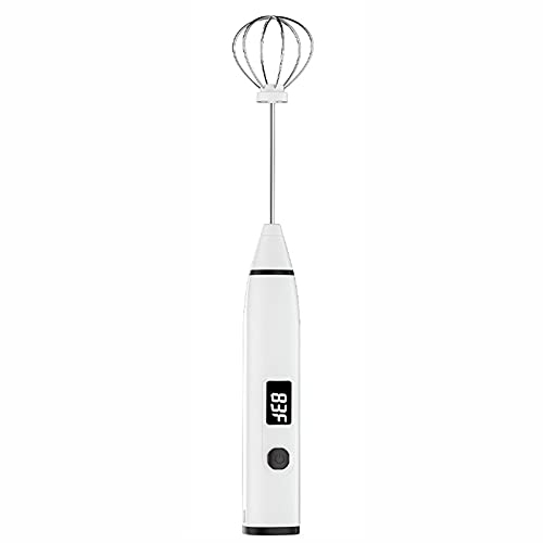 Mini fouet électrique, mélangeur de lait, mousseur à lait, petit fouet électrique rechargeable USB domestique, adapté pour le café, le latte, le cappuccino, le chocolat chaud,D