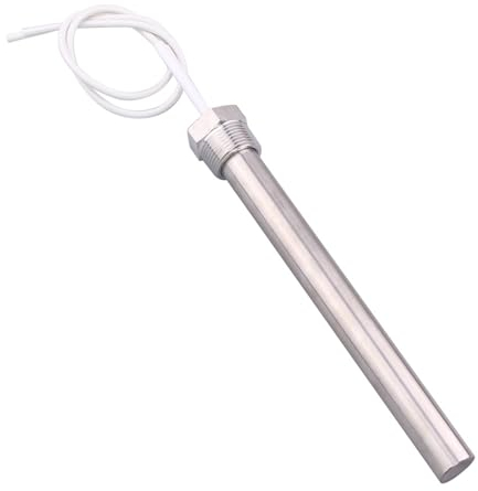Heating Element 24v/36v/48v DC Immersion Cartridge Heater 3/4 Thread SUS304 Electric Solar Heating Element Water Instant (Color : 500w L200mm, Size : 36V)