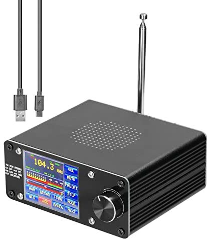 YIWENG ATS-100 SI4732/SI4735 Vollwellenband-empfänger FM SSB (LSB & USB) unterstützt Broadcast-Suche mit 2,4-Zoll-Touchscreen