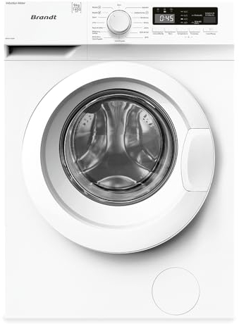 Brandt WFB191QWP - Lavadora Carga Frontal 9 Kg 1400 Rpm A Blanco