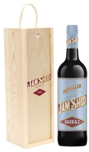 Jam Shed Personalised Shiraz Red Wine Gift Set (75cl) – Premium Wine Gift for Women – Ideal for Birthdays, Christmas, Graduation, Mother's Day & Special Occasions