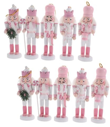 Garneck Adornos Cascanueces De Navidad Decoración De Escritorio 10 Marionetas Original