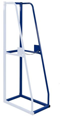 PROREGAL Vertikalregal Rhino Anbauregal, HxBxT 150x33x60cm, Blau, modulares Langgutregal, vertikale Lagerung