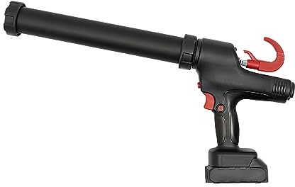 Electric Caulking Gun, Cordless Caulk Gun with 2X 2000mAh Battery & Fast Charger, 6 Adjustable Speed, Silicone Sealant Gun Decorators Caulking Tool for Filling,Sealing,Precise Work