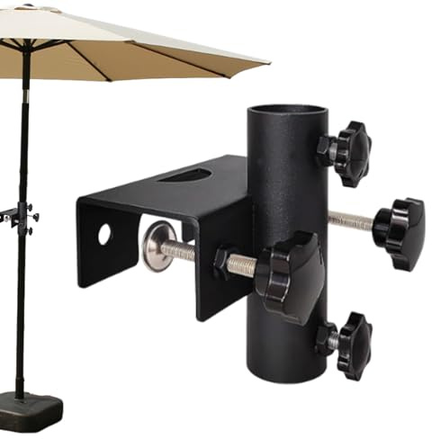 WJnflQN Support Pour Parasol De Terrasse | Support Ajustable Pour Ombrelle - Base Portable Robuste Pour Terrasse Jardin Plage Piscine Balcon Pique-Nique Cour