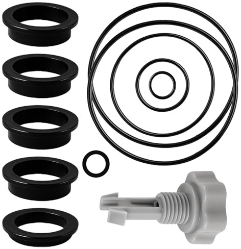 MOAZIFI 12-teiliges Ersatzteile Set für Sandfilteranlage & Poolpumpe – Kompatibel mit Intex 25013 – Inkl. Luftablassventil & O-Ring Dichtungen zur Reparatur von Poolfiltern