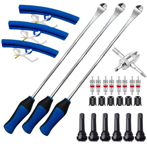 Reifeneisen Hebelwerkzeug - Reifenwechsel Löffel Set, Manuelle Installation Artikel | Rad Reparatur Kit, Mechanische Hebelstange zum Entfernen von Traktor Rasen Motorrad Outdoor Garage Ausrüstung