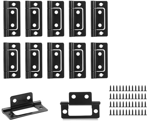 12Pcs Flush Hinges,2 Inch Cabinet Cupboard | Premium grade hardware accessory built to strict specifications; designed for professional and DIY project accuracy.
