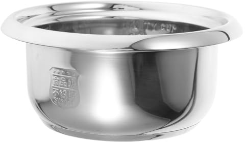 STOBAZA Accessoires Cuiseur Riz Cuve Intérieure du Cuiseur à Riz en Acier Inoxydable Remplacement du Pot Intérieur Argenté Compatible | Remplacement du Pot Intérieur, Bol Intérieur du Cuiseur à Riz en Acier Inoxydable, pour Cuisson du Riz