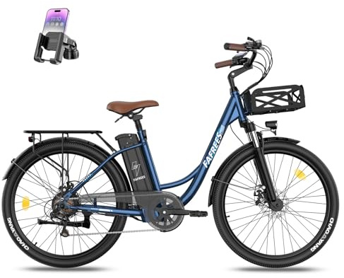 Fafrees F26 Lasting Electric Bike, UK Legal EAPC E Bike for Adults 25Ah 36V Removable Battery, 7 Speed Urban Commuter Electric Bicycle for Men and Ladies