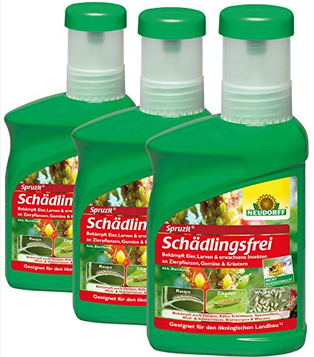 3 x 250 ml Neudorff Spruzit Schädlingsfrei Konzentrat