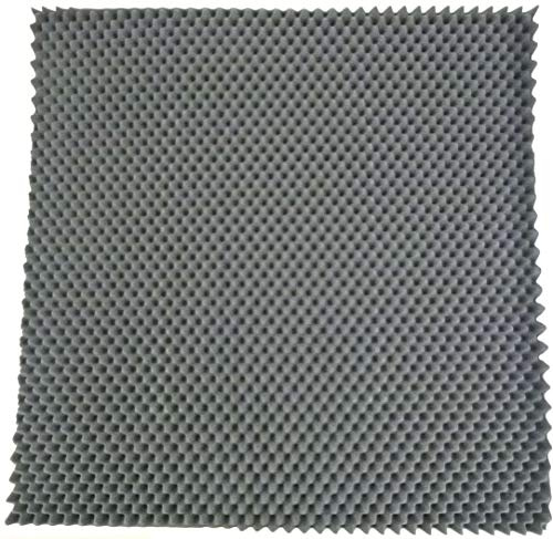 1 qm Adam Hall Hardware 019450 - Noppenschaumstoff Pyramidenschaumstoff Akustikschaumstoff Dämmschaumstoff (1, Noppenschaumstoff 100 x 100 x 5 cm)