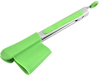 RTHGTFQZ Pinze Cucina Le pinze Alimentari in Acciaio Inossidabile Possono Essere utilizzate in Cucina.Clip for Barbecue Antiaderente Resistente al Calore Multifunzionale.Dimensione Verde/Rosso: 26.6