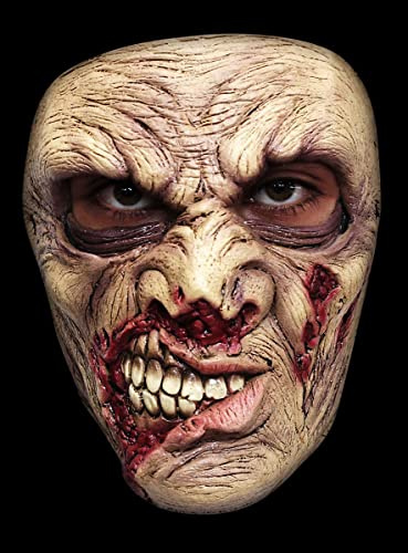Maskworld Zahnfleischzombie Maske des Grauens aus Latex - Erwachsenen Horror Kostüm Halbmaske - ideal auch für Karneval, Motto- & Grusel-Party