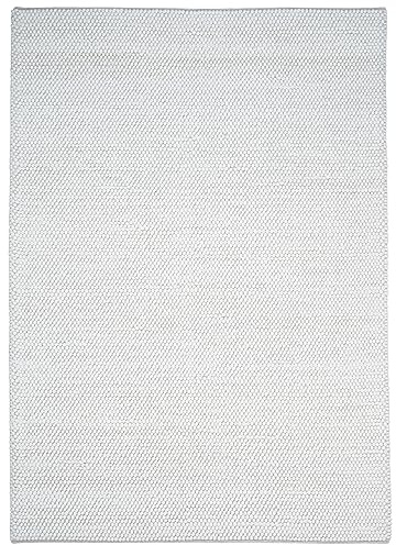 Consilio Concept 120 x 170 Teppich Wohnzimmer Elfenbein Wolle modern Wohnzimmerteppich Natur Melange dezent Matt weich Luxus Zertifiziert Made in Germany Design Manufaktur Markenteppich Oeko TEX