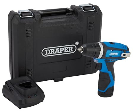 Draper 70328 12V Drill Driver, 1 x 1.5Ah Battery, 1 x Fast Charger