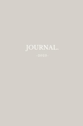 Journal: Minimalism Bullet Journal - 2023 - bone beige