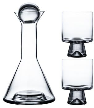 Pitcher Water Jug and Glass Set,crystal Wine Glasses Cup Set Bar Accessories,Nordic Light Luxury Cold Kettle Wine Milk Bottle Water Bottle (Color : Gris)