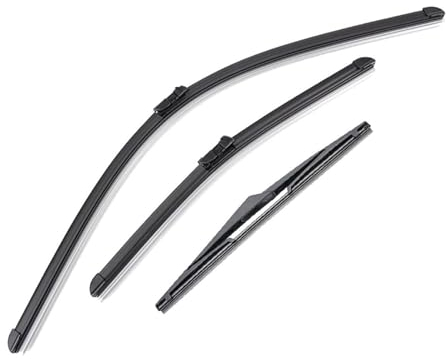 Automotive Wischerblatt Für F&ord Für Fiesta 2008-2016 AutowischerBlades Windschutzscheiben-Scheibenwischerblätter Vorne Und Hinten Scheibenwischer(Farbe:Left-hand drive)