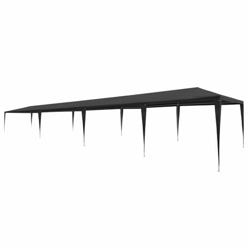 Carpa para Celebraciones PE Gris Antracita 3x12 m, LAPOOH Carpa Playa, Cenador, Toldos Playa, Pergola Playa, Toldo Exterior, Pergolas De Jardin - 45090