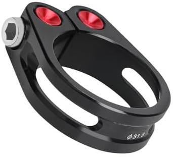 Tuxxjzm Sattelstützenklemme, Sattelstützenklemme | Sattelklemme 31,8/34,9 mm für Sitz, Sattelrohr-Clip, Schnellspanner für Fahrradsattelstütze, Sattelstützenklemme für