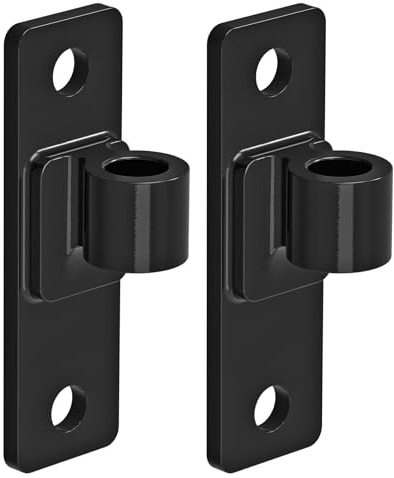 Insaga Wall Mount Gate Hinge Heavy Duty Wood Fence- 6mm Thick Steel with Anti-Scratch E-Coating -0.65 Hole Size - 4.9 x 1.5 for Wooden Gates, Fences, and Chain Link Gates, 2Pcs