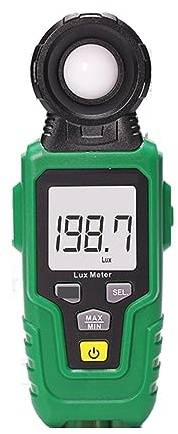 Luxmètre, Posemètre, Compteurs De Lumière Compteurs Environnementaux Mesure De Lux,Illuminomètre Professionnel Max/Min/Maintien des Données/LCD.